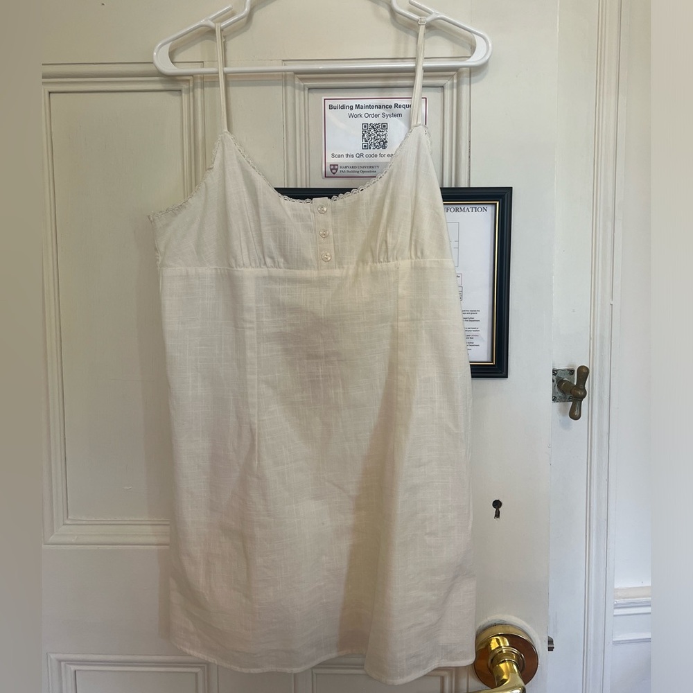 White BP Sleeveless Dress